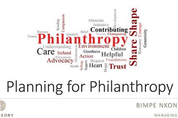 W8 Advisory Linkedin Published Article Image - Planning for Philanthropy
