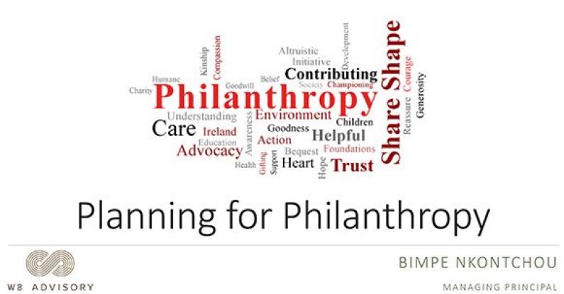W8 Advisory Linkedin Published Article Image - Planning for Philanthropy