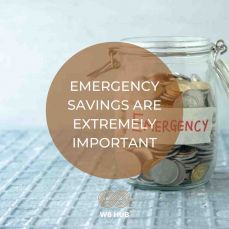 financial wellness image | emergency savings are extremely important | w8 hub