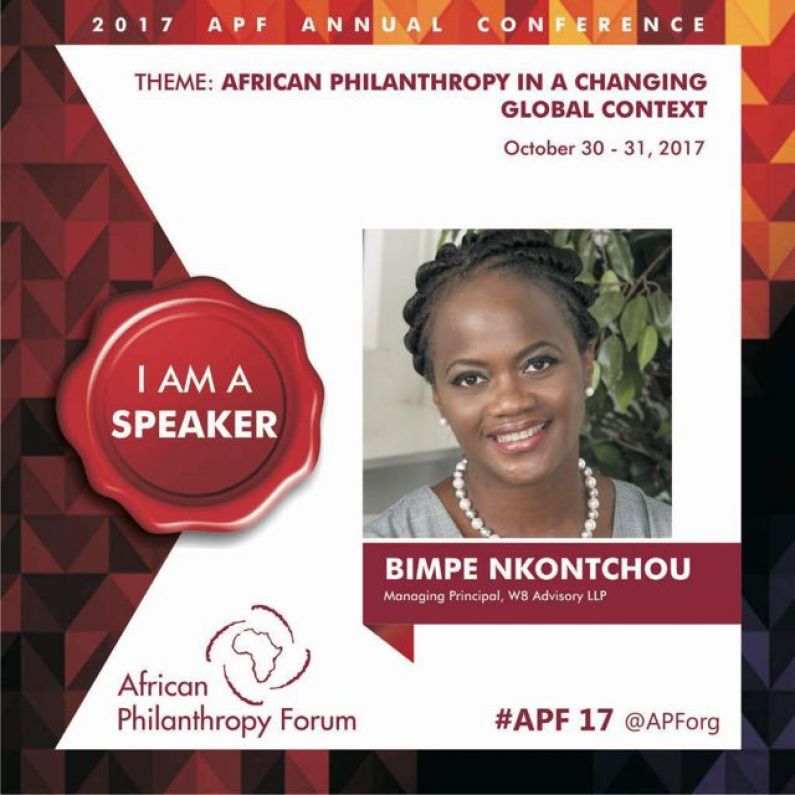 Bimpe Nkontchou W8 Advisory APF17 Speaker